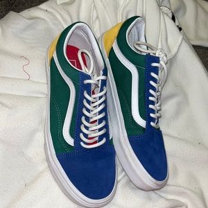Yacht Club Old Skool Vans. Womens:9 Mens:7.5.